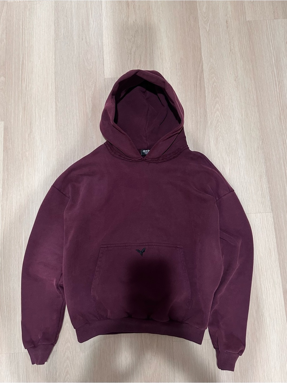 Ditch.la Burgundy Hoodie